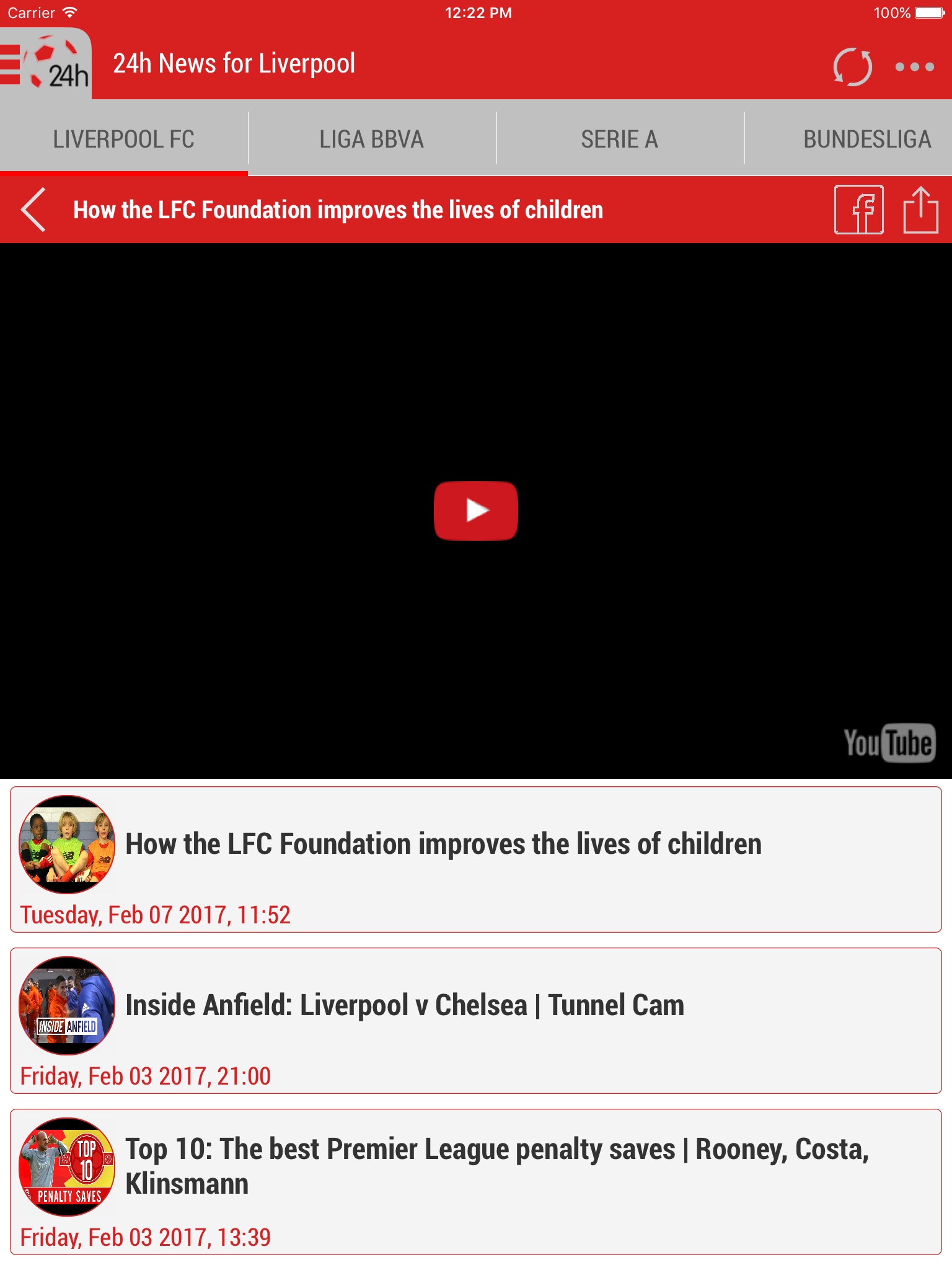 24h News for Liverpool FC screenshot 3