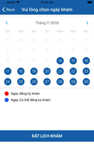 Đăng ký khám - BV ND GIA ĐỊNH Screenshot