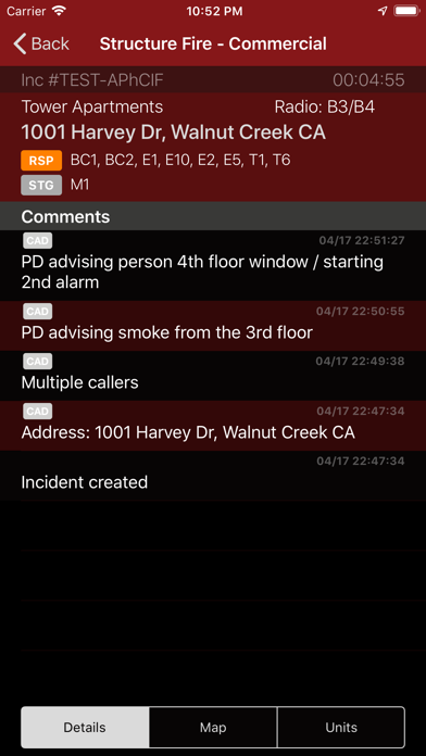 TC Mobile - Tablet Command Screenshot