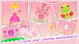 Game screenshot Princess Color Page - Fairytail painting draw pad apk