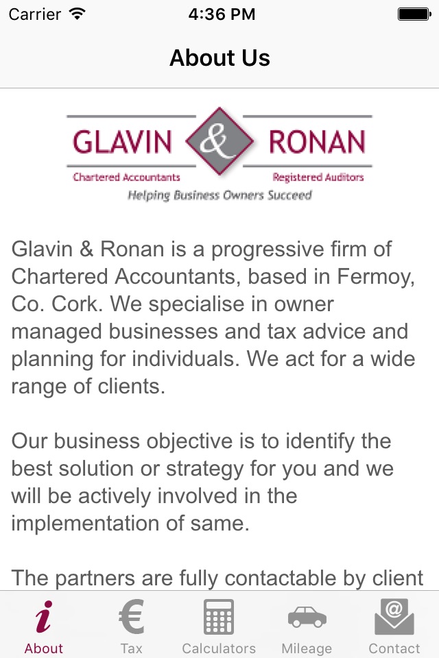 Glavin & Ronan Accountants screenshot 3