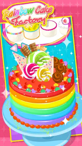 Game screenshot Rainbow Cake Factory - Cooking Game For Kids mod apk