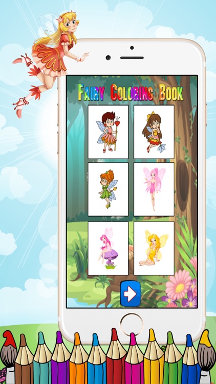 fairy kingdom coloring book free