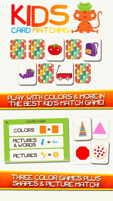 Screenshot #1 pour Apprendre Couleurs App Formes Préscolaires Jeux