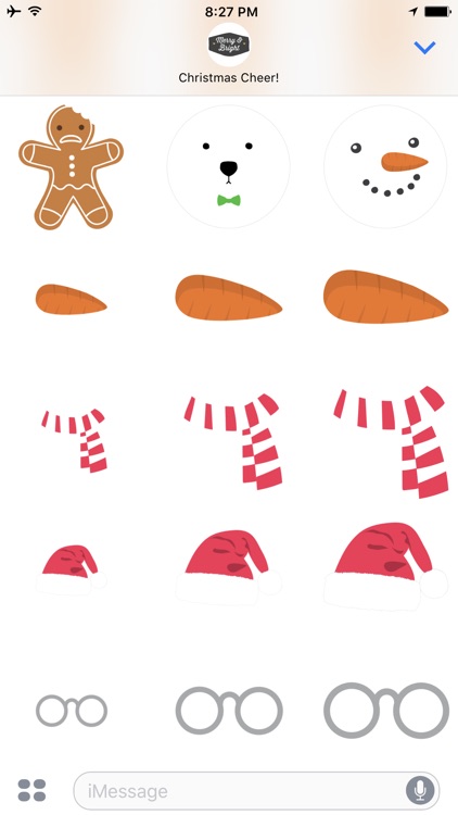 Christmas Stickers - Props and Selfie Accessories
