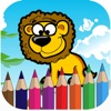 Icon Farm coloring book games for kids
