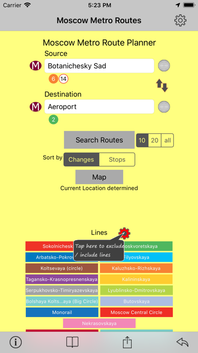 Moscow Metro Route Planner Screenshot