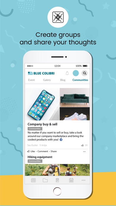 Blue Colibri Screenshot