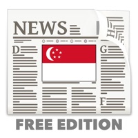 Singapore News & Radio Free Edition app icon - News app for iPhone