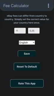pro ebay fee calculator iphone screenshot 2