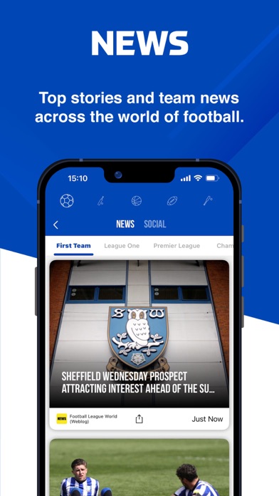 Wednesdayites - Live Scores Screenshot