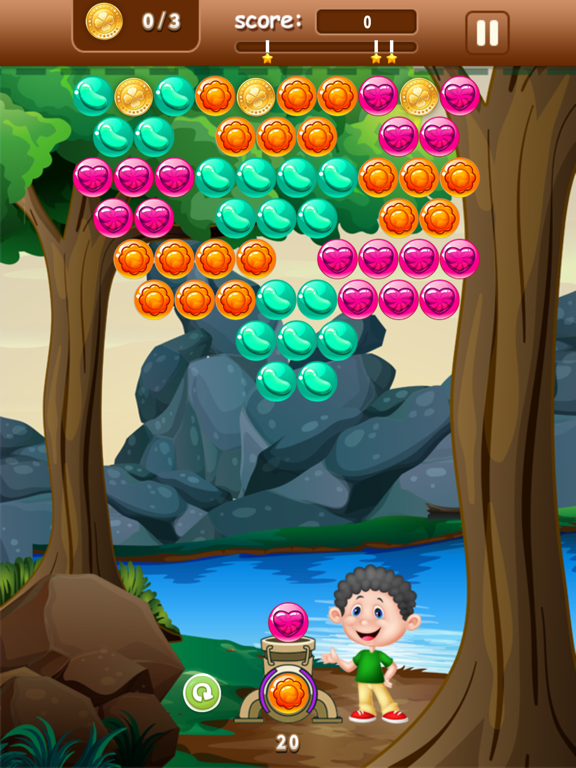 Candy Bubble Shooter Pop iPad screenshot