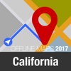 California Offline Map and Travel Trip Guide