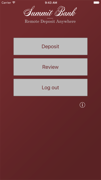 Screenshot #2 pour Summit Banking Mobile Deposit