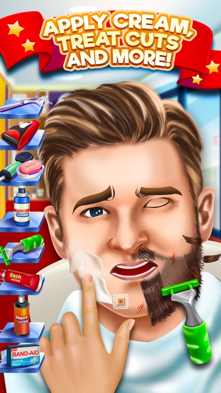 Kids Shave Salon Celebrity Games (Girls & Boys) screenshot 1