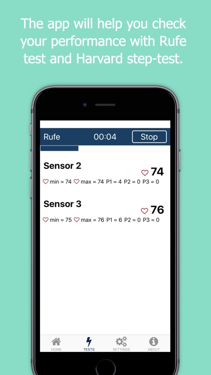 Rufe and Step tests by CardioMood screenshot-3