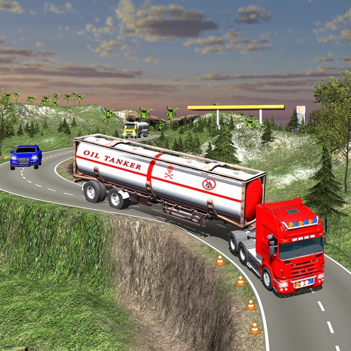 Off Road Oil Transport - Truck trailer Driving 3D icon