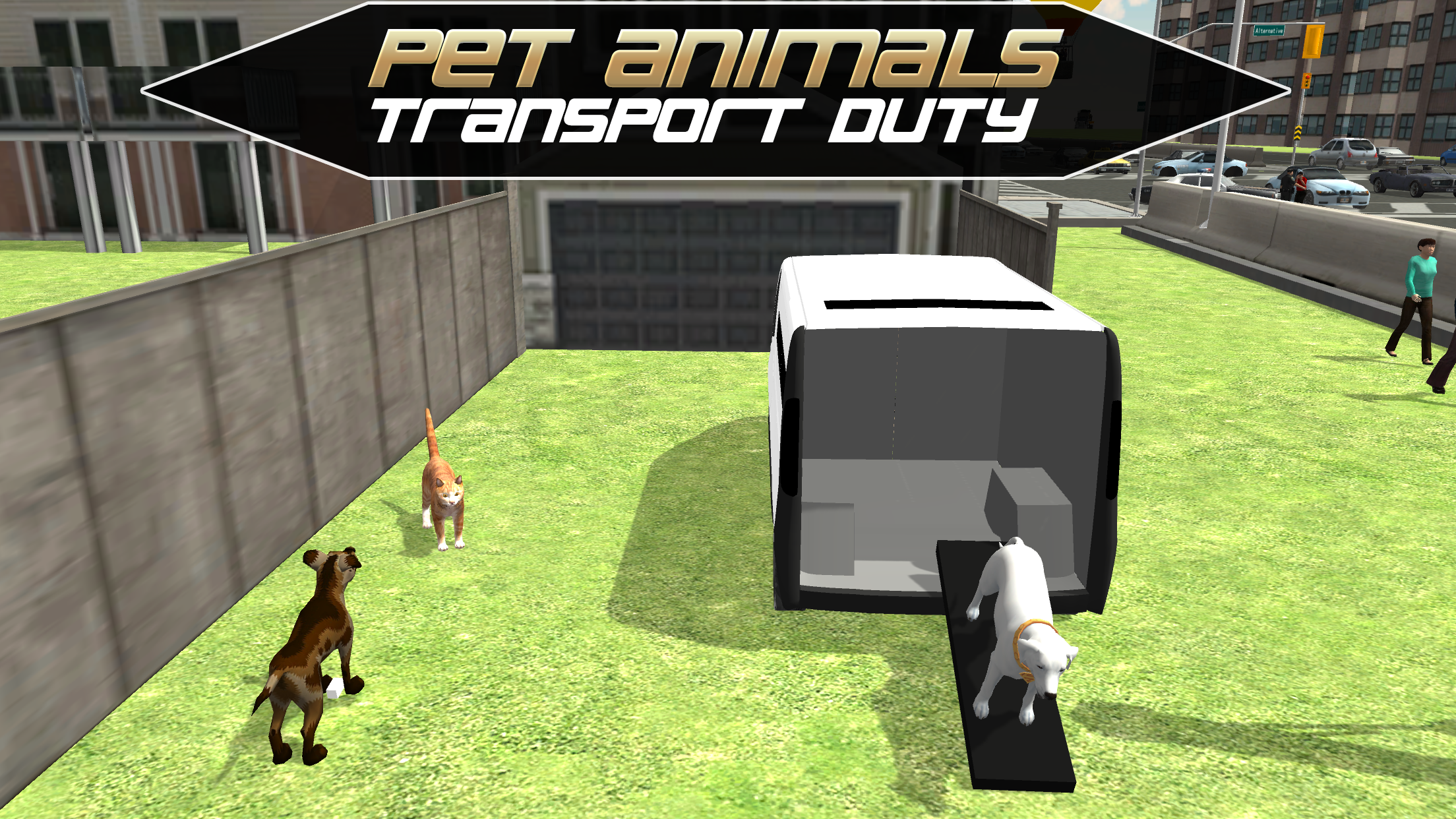 Pet Home Delivery Van & Transport minitruck sim 3d