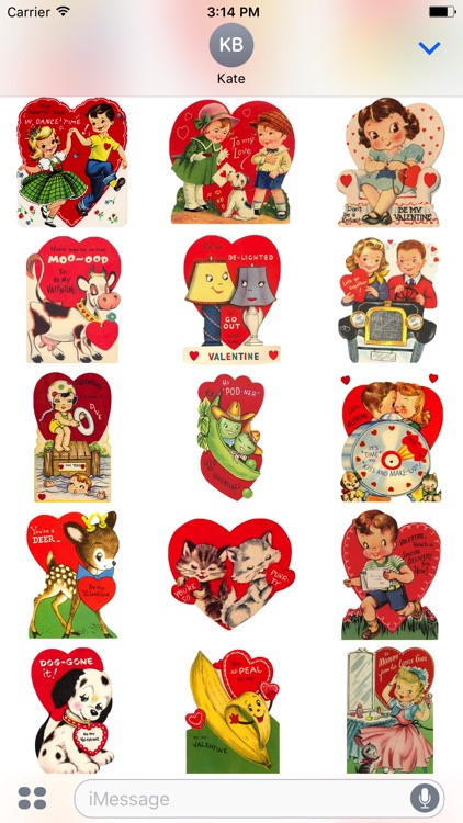 Valentine's Day Stickers - Vintage Edition