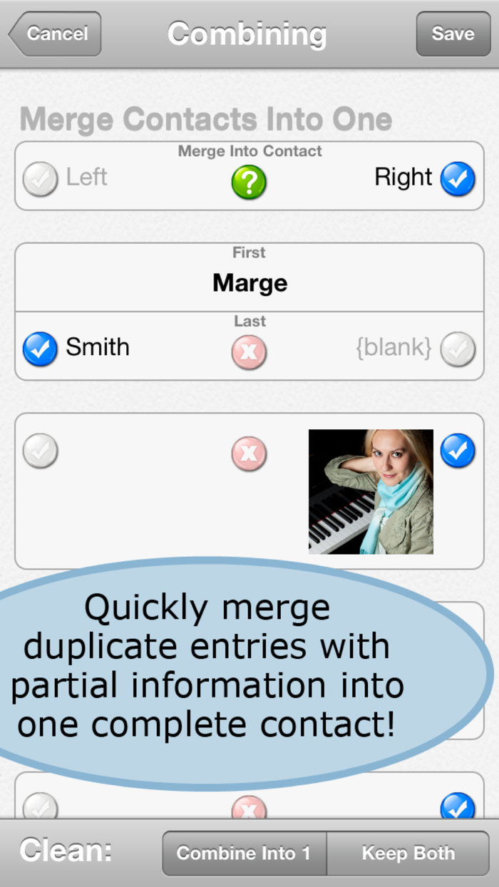 ContactClean Pro - Address Book Cleanup and Repair