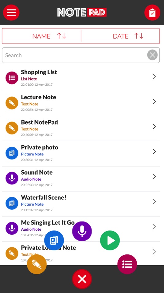 Notepad Everything - Note with Lock, Photo, Voice - 1.0 - (iOS)
