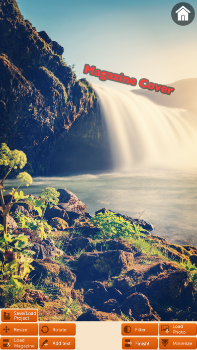 Screenshot #3 pour Magazine Cover - Filter, Add text style, 3D effect