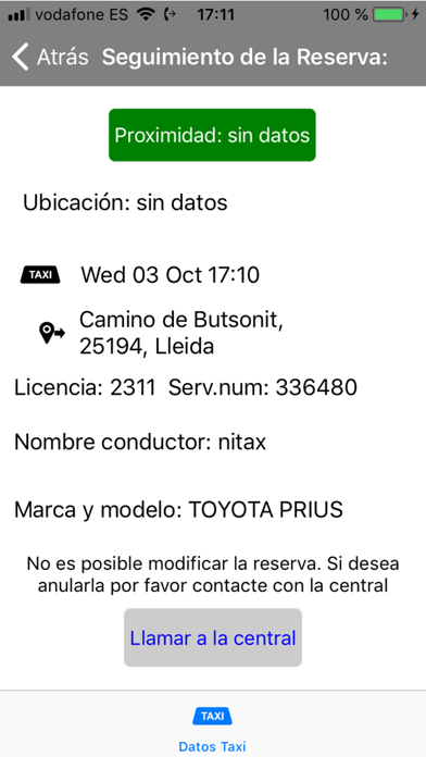 LOTEUTAXI Lleida Screenshot