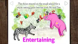 Game screenshot Pink Rhino. Kids Animal Story hack