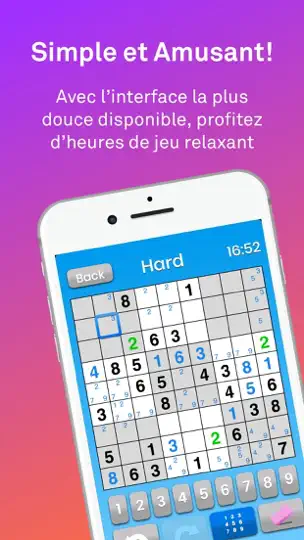 Capture d'écran de Sudoku :) sur iPhone 2