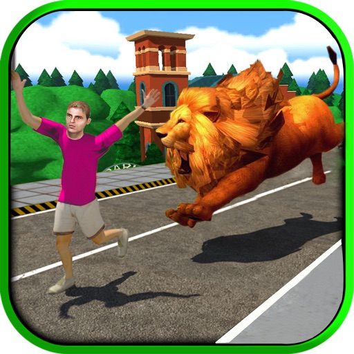Angry Lion Simulator Animal Survival games Icon