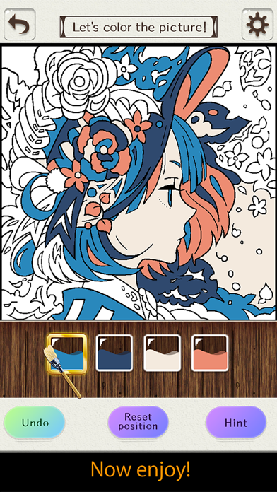 Coloring puzzle-Colorful Games Screenshot