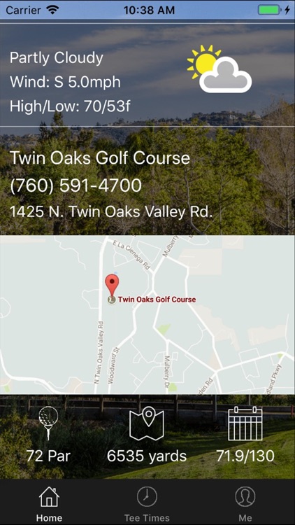 Twin Oaks Golf Tee Times