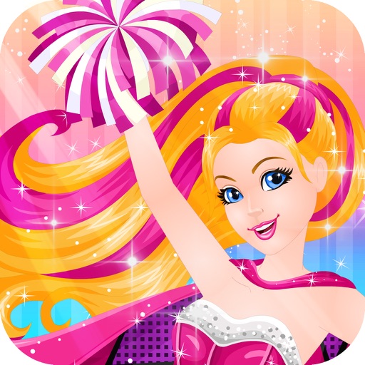Princess turned cheerleader - games for kids Icon