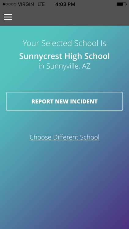 BRIM Anonymous Bullying Report