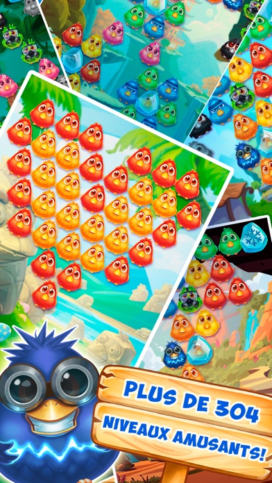 Screenshot #3 pour Bubble Birds 4 - Match 3 Shooter Game