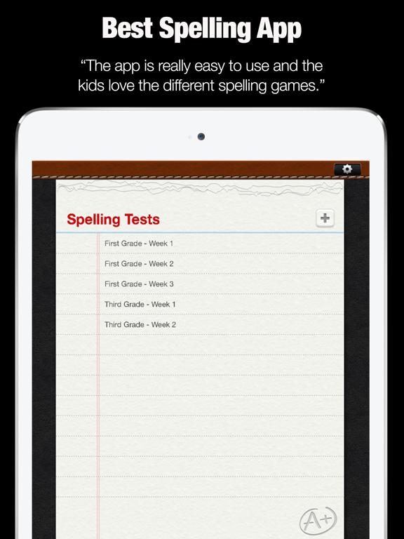 Screenshot #1 for A+ Spelling Test PRO