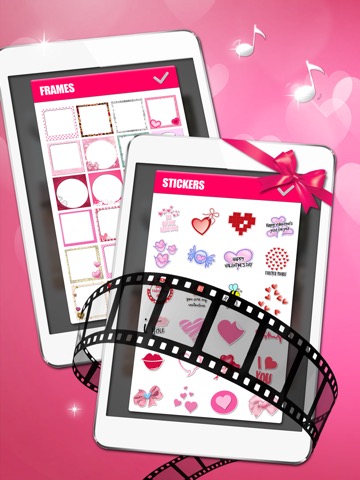 バレンタインデー と 写真 スライドショー 音楽 付き -  動画 作成 アプリのおすすめ画像4