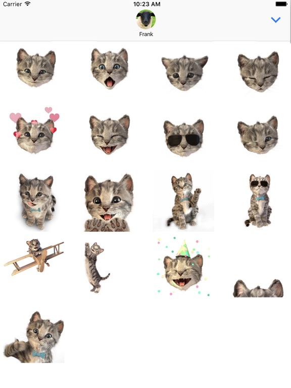 Screenshot #4 pour Little Kitten Stickers