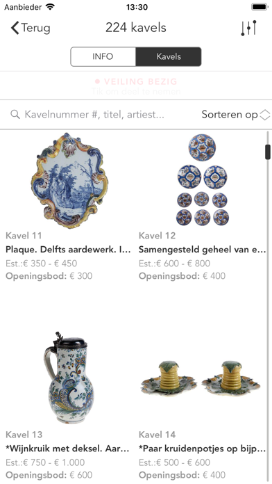 Auctioneers Bernaerts Live Screenshot