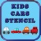 Fun Learning Kids Cars Stencil Puzzle Game Free