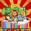 Circus Animal Coloring BookPages For Kids