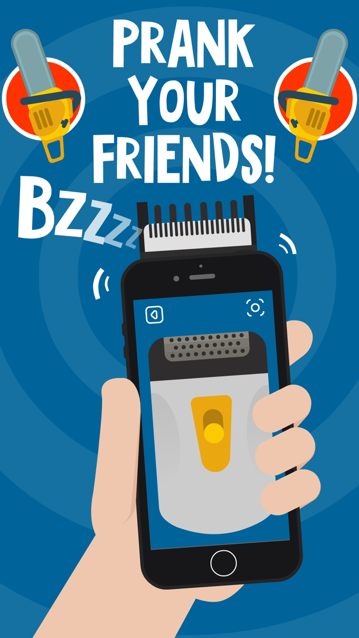 Real Razor prank Electric hair trimmer and chainsaw