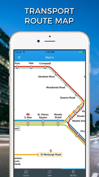 Manchester Travel Guide with Offline Street Map screenshot-4