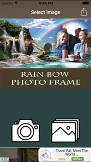 rain bow photo frame and pic collage iphone screenshot 1
