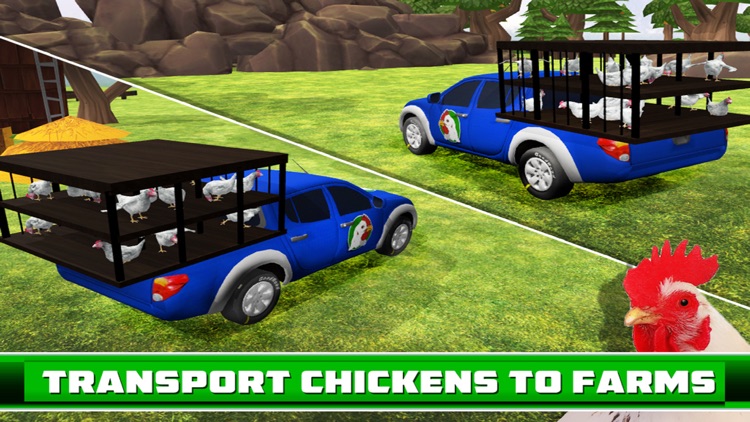 Farm Chicken - Delivery Truck Driver 3D