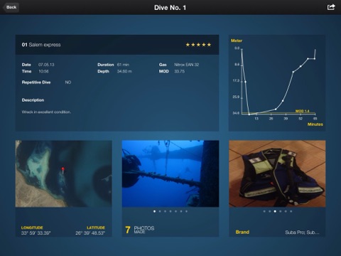 Reefbook Pro Divers Logbook screenshot 3