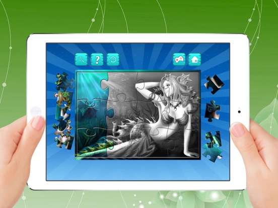 Sea World Mermaid Jigsaw Puzzles - Easy & Hard