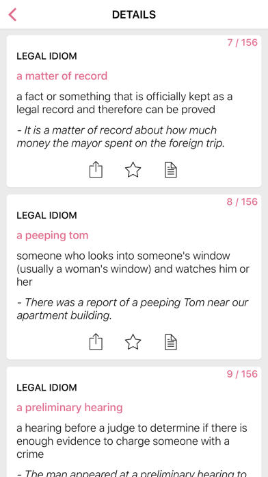Medical - Legal idioms Screenshot