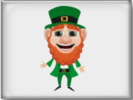 Irish Application of Leprechaun stickers celebrating, a variety of special events from Birthday’s to Christmas, Get Well Soon to St