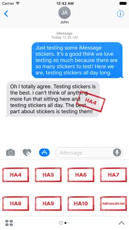 Game screenshot The Haha Scale Sticker Pack hack